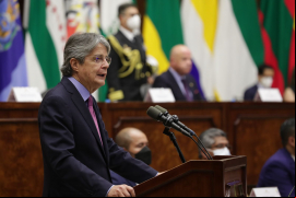 “Ecuador está enfocado en la reactivación económica y sostenible del país principalmente a través de la inversión en varios sectores y la privatización de ciertos servicios", Rocío Córdova / Tomada de la cuenta oficial de Twitter de Guillermo Lasso