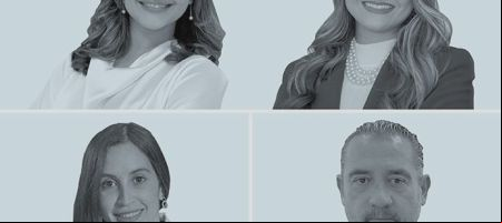 Arriba. A la izquierda: Marianne Olivares y a la derecha: Pamela Benzán Arbaje. Abajo. A la izquierda: María Victoria Munévar y a la derecha: Javier Lancho. / Crédito de las imágenes: las firmas mencionadas.
